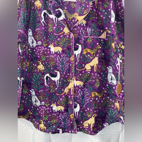 New Printfresh Must Love Dogs Long Sleeve PJ Top Size L - Picture 4 of 10